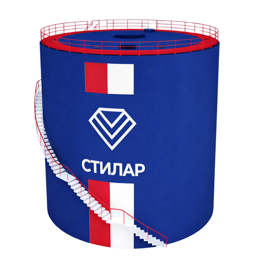 Цельносварной резервуар РВС для сточных вод 75 м³ от завода-производителя