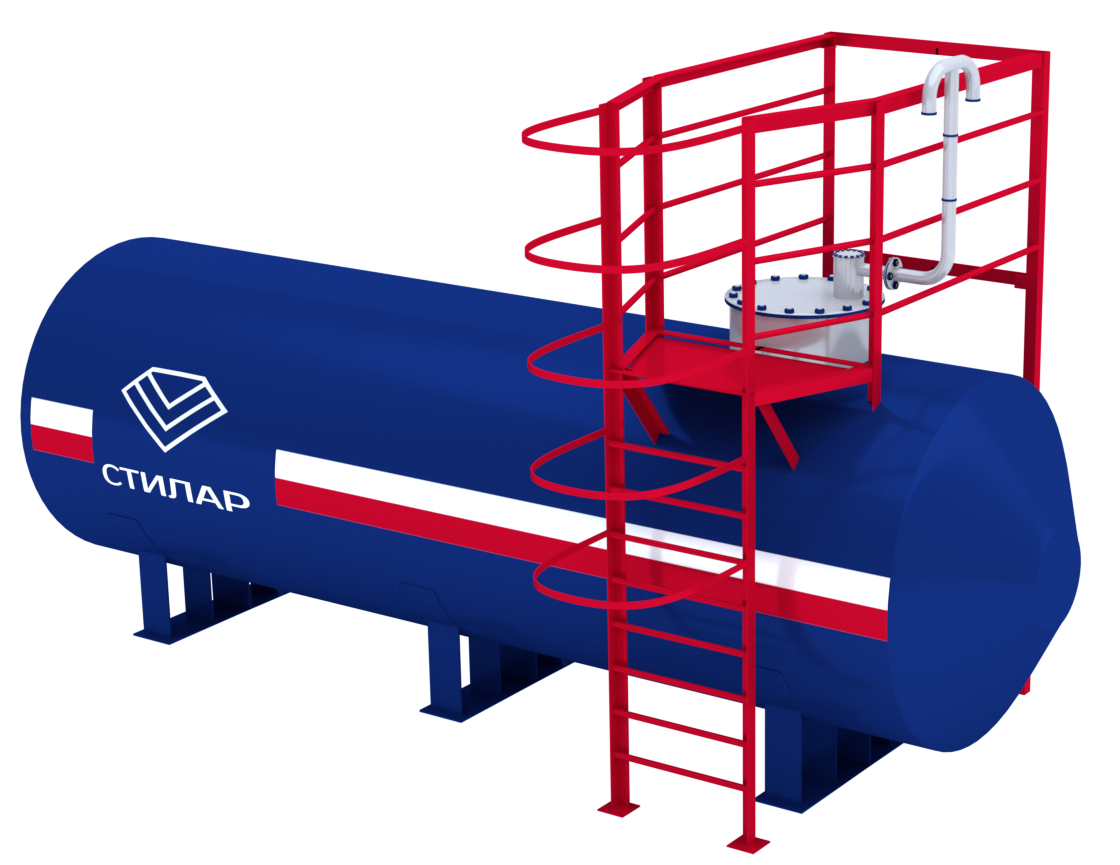 Горизонтальный резервуар РГСН для аварийного запаса воды 125 м³ от завода-производителя